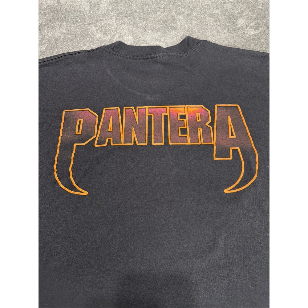 Vintage Pantera Cowboys From Hell Skull & Daggers T-Shirt Size XL - Picture 7 of 9